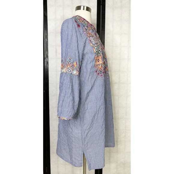 Johnny Was Shankara Flare Sleeve Mini Dress. Size: S - Picture 2 of 7
